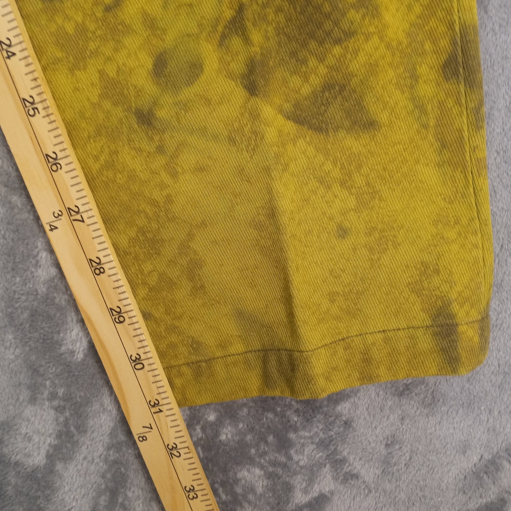 Just Cavalli men's jeans, Size 36, Yellow Lemon brown spash Distressed print - Picture 14 of 16